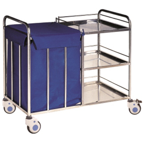 Stainless steel trolley for treatment F-16